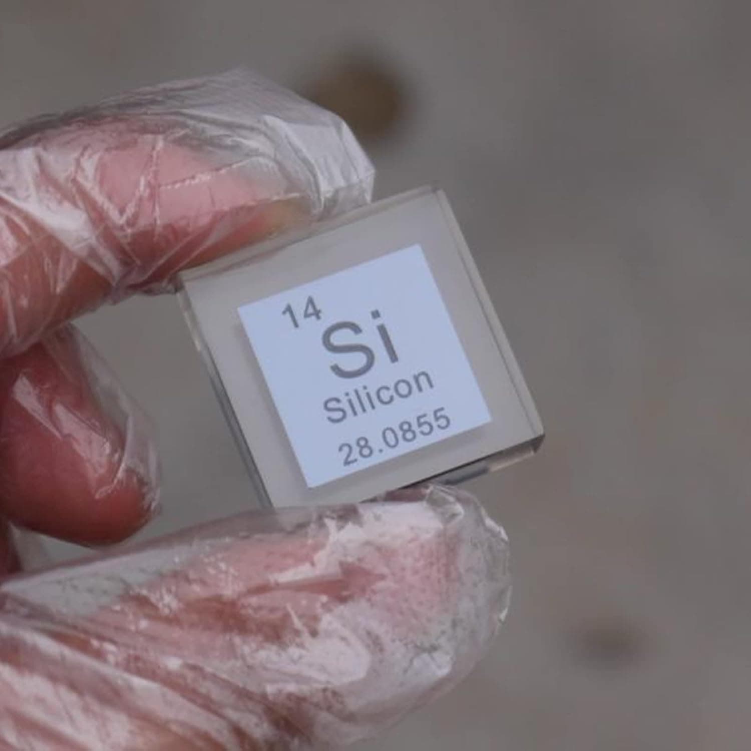 Monocrystalline Silicon Si≥ 99.999999999% for Element Collection Lab Experiment Material Hobbies Simple Substance Block Display DIY