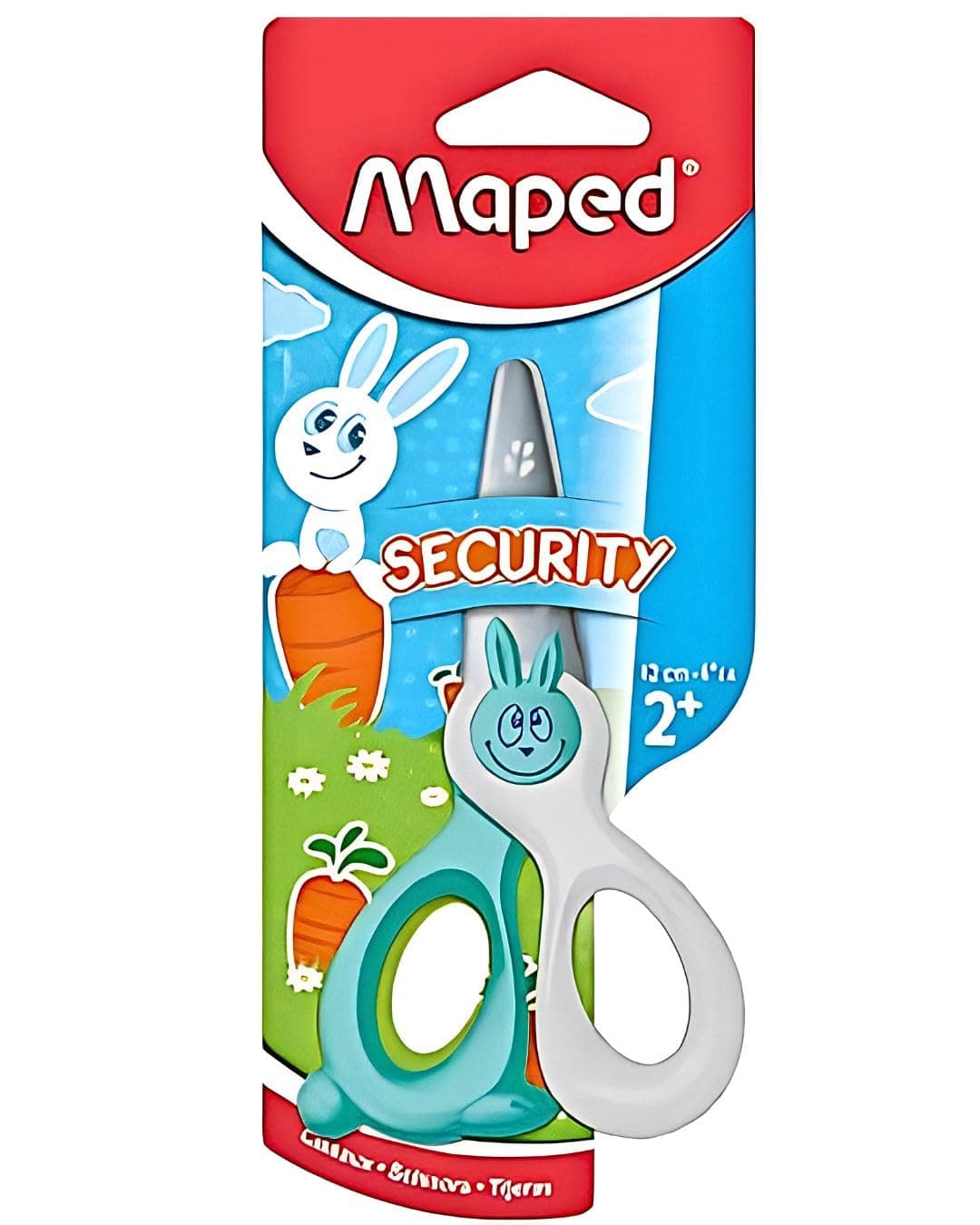 MAPED SCISSORS KIDICUT 12CM BLISTER TRY ME