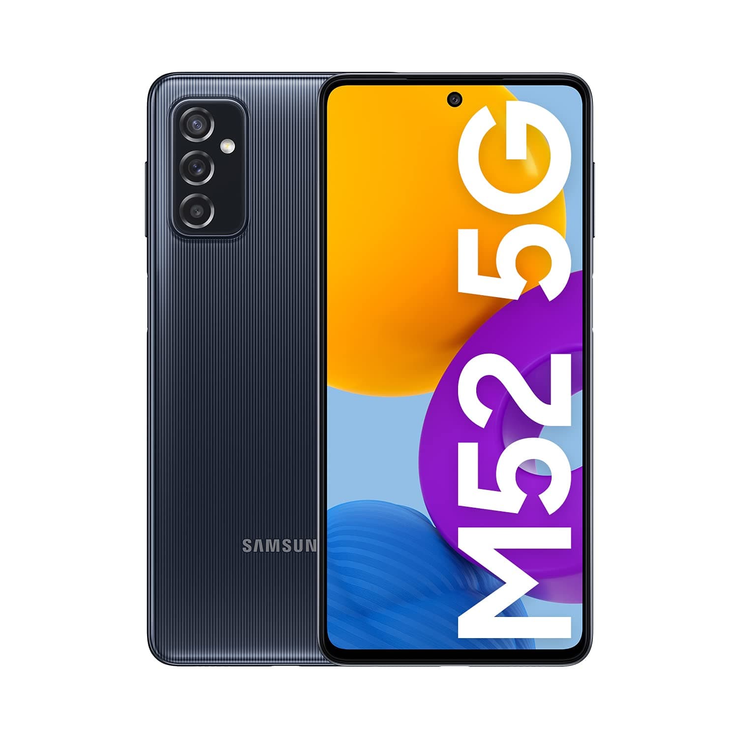 Samsung Galaxy M52 Dual-SIM 128GB ROM + 6GB RAM (GSM Only | No CDMA) Factory Unlocked 5G SmartPhone (Black) - International Version