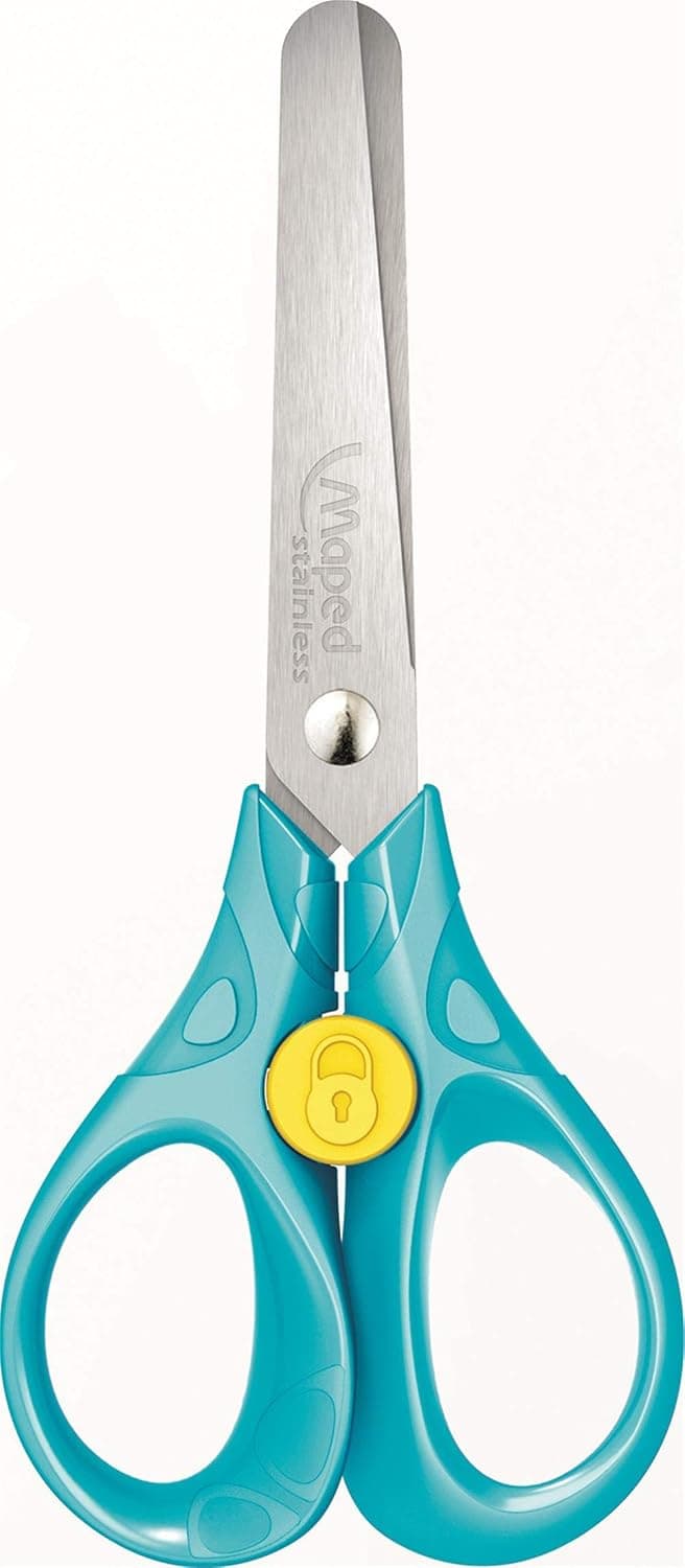 Maped Security 3D Kids Scissors, 13cm, Rounded Tip, Safe School Scissors