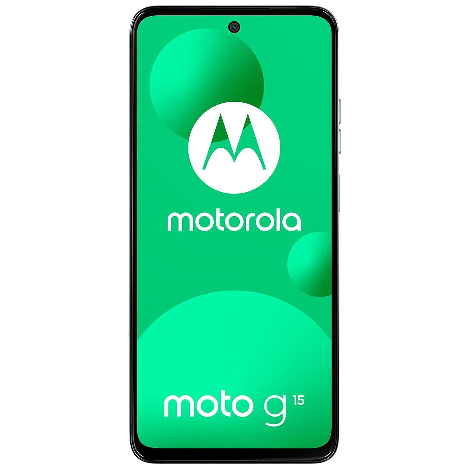Motorola Moto G15 Dual-SIM 128GB ROM + 4GB RAM (GSM Only | No CDMA) Factory Unlocked 4G/LTE Smartphone (Glacier Blue) - International Version