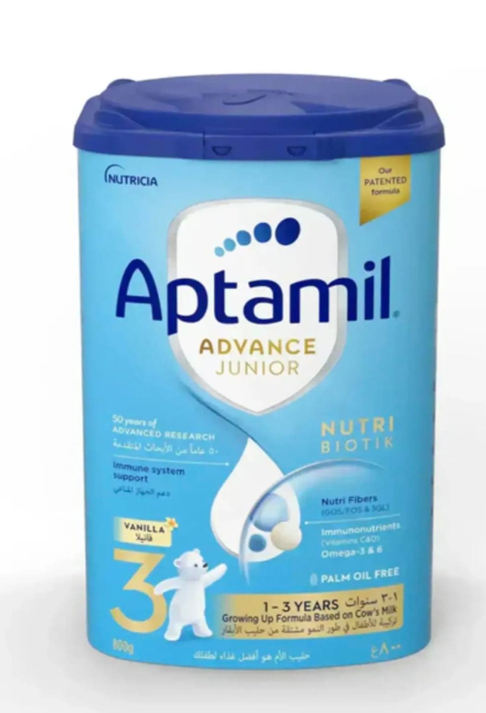 Aptamil Advance Junior 3 Nutrionally Tailored Formula From 1-3 Years, 800 g