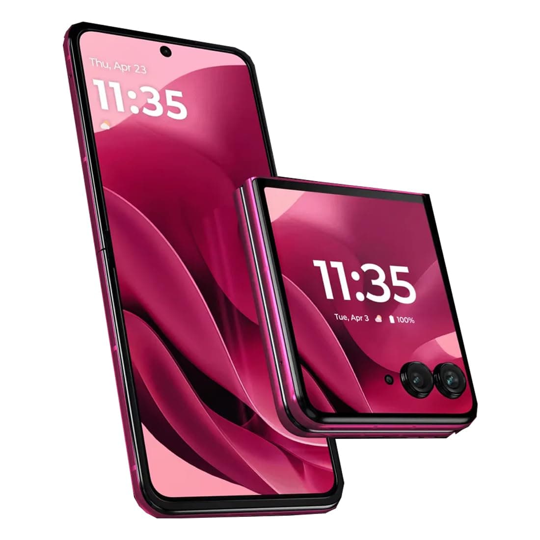 Motorola RAZR 60 Ultra 5G 2025 | XT2551-6 | 512GB + 16GB RAM Dual-SIM (Nano, eSIM) Unlocked Android 15 Flip Smartphone (PANTONE Cabaret)