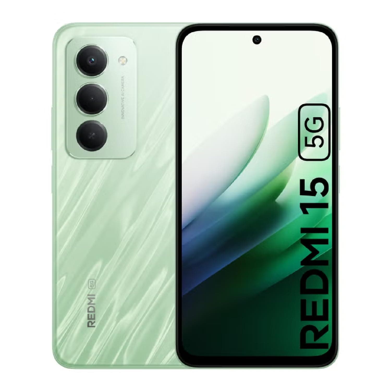 Redmi 15 5G Dual SIM 8GB 256GB Ripple Green - Global Version | Immersive 6.9” FHD+ Display, 50MP AI Dual Camera System - Global Version