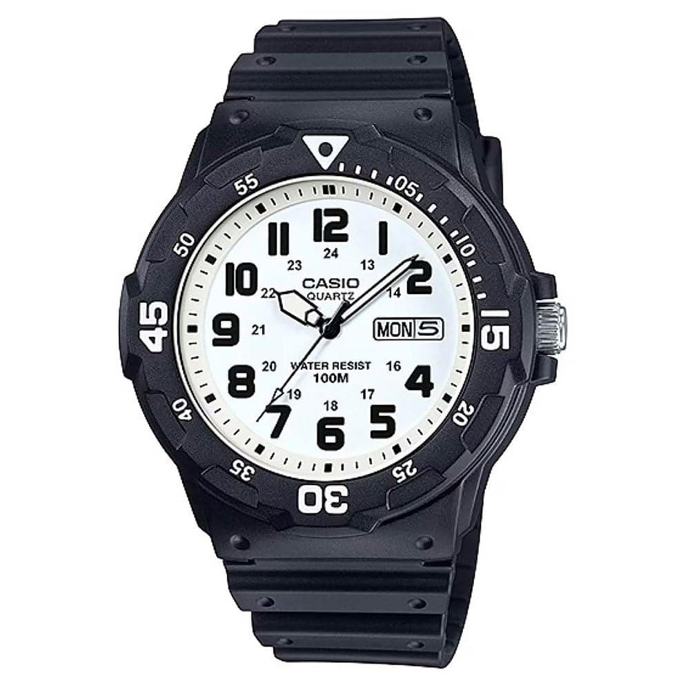 Casio Men's Black Dial Resin Analog Watch
