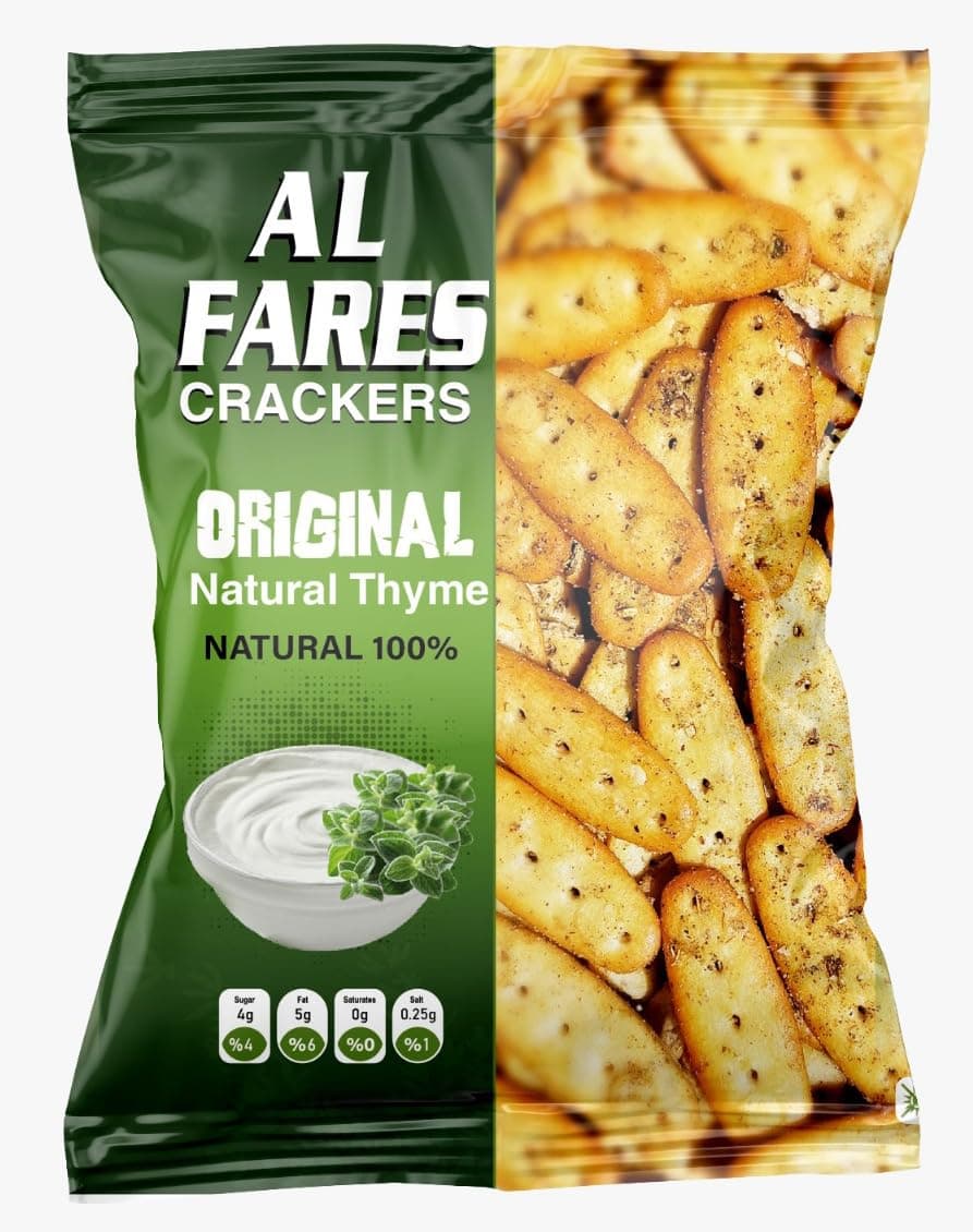 Al Fares Original Natural Thyme Crackers 120 g