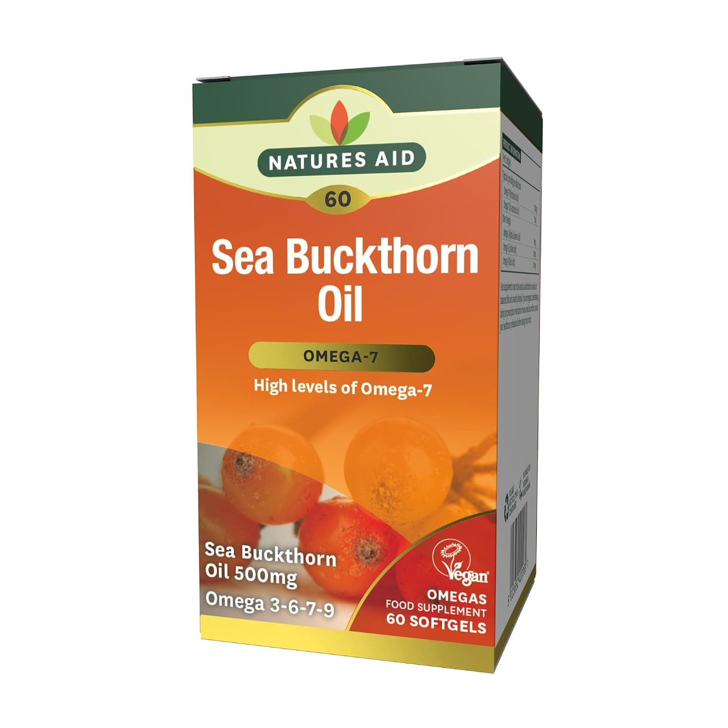 Natures Aid Omega-7 Sea Buckthorn Oil by Natures Aid
