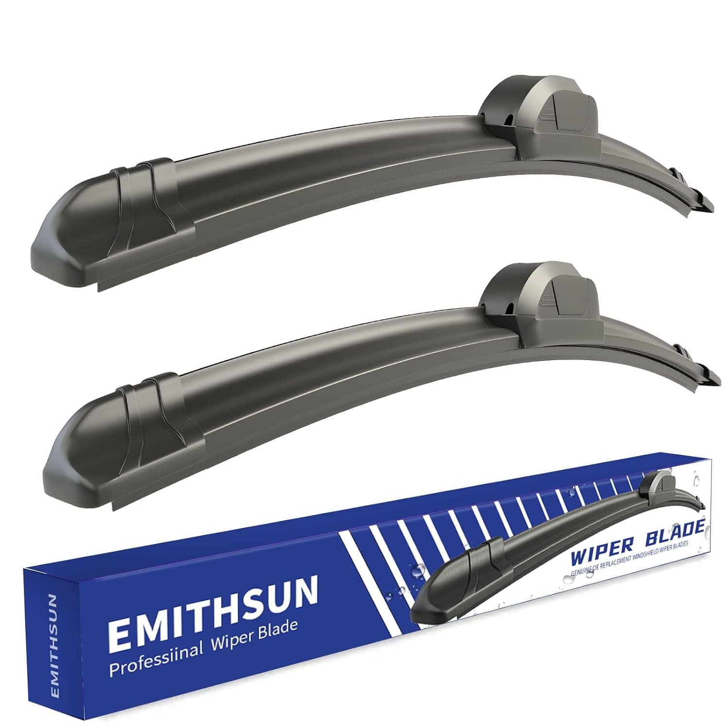 OEM QUALITY 28" + 15" Premium All-Seasons Durable Stable And Quiet Windshield Wiper Blades(Set of 2)