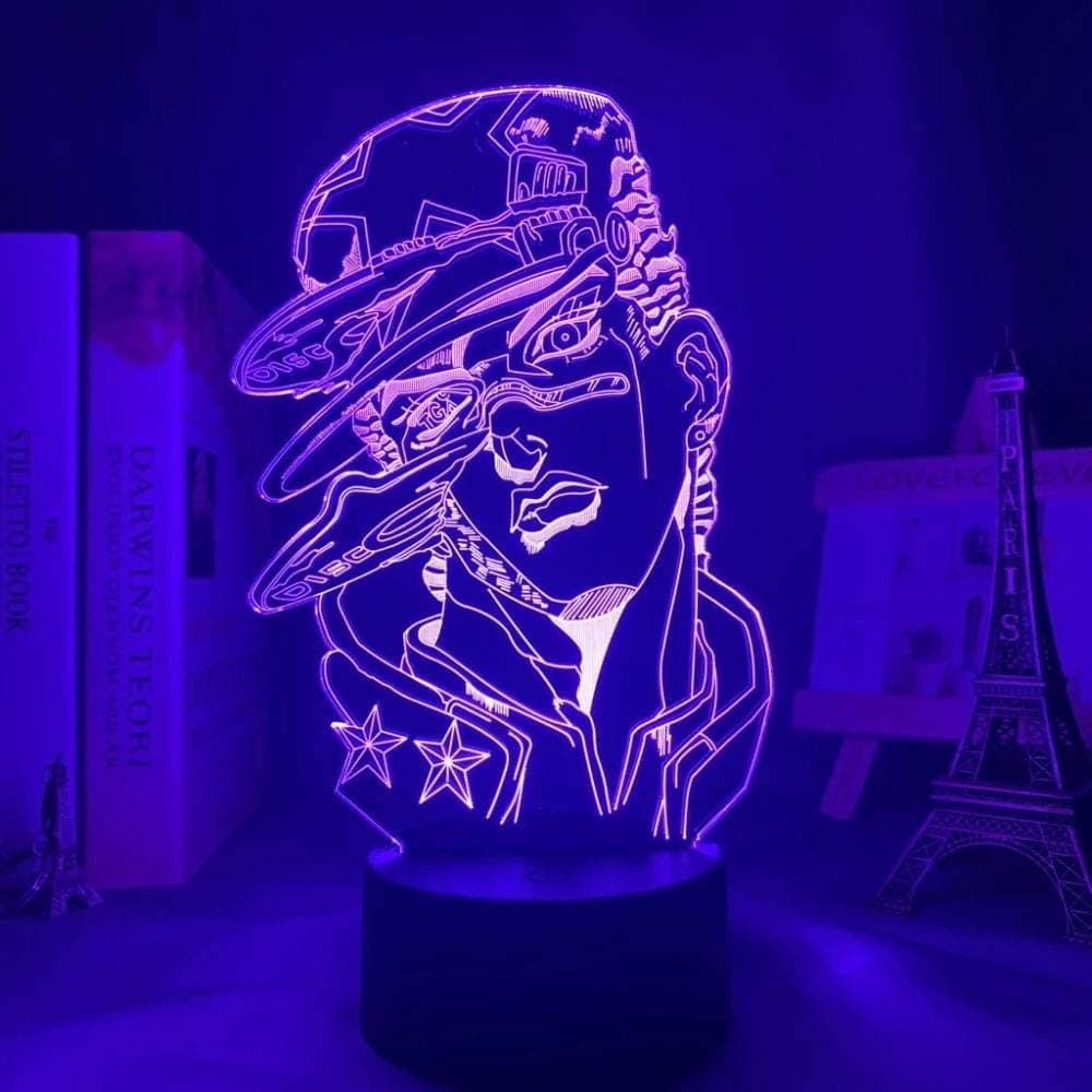 3D Lamp Anime JoJo Bizarre Adventure for Bedroom Decor Light Birthday Gift Manga JoJo Figure LED Night Light Jotaro Kujo