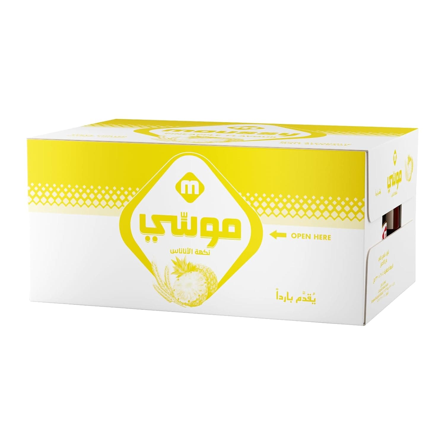 Moussy Pineapple Non-Alcoholic Malt Beverage, 24 x 330 ml (Case Size)
