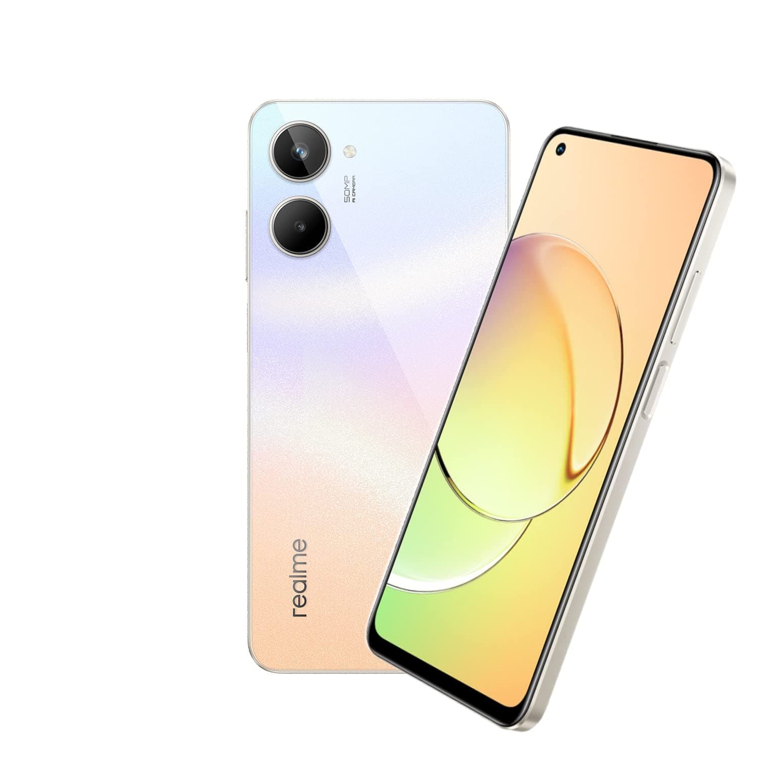Realme 10 4G Dual-SIM 128GB ROM + 8GB RAM (Only GSM | No CDMA) Factory Unlocked 4G/LTE Smartphone (Clash White) - International Version