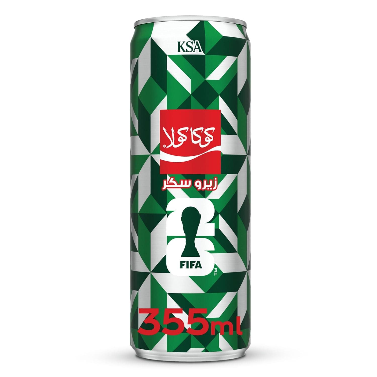 مشروب كوكا كولا زيرو الغاز، 355 مل، قد تختلف العبوة