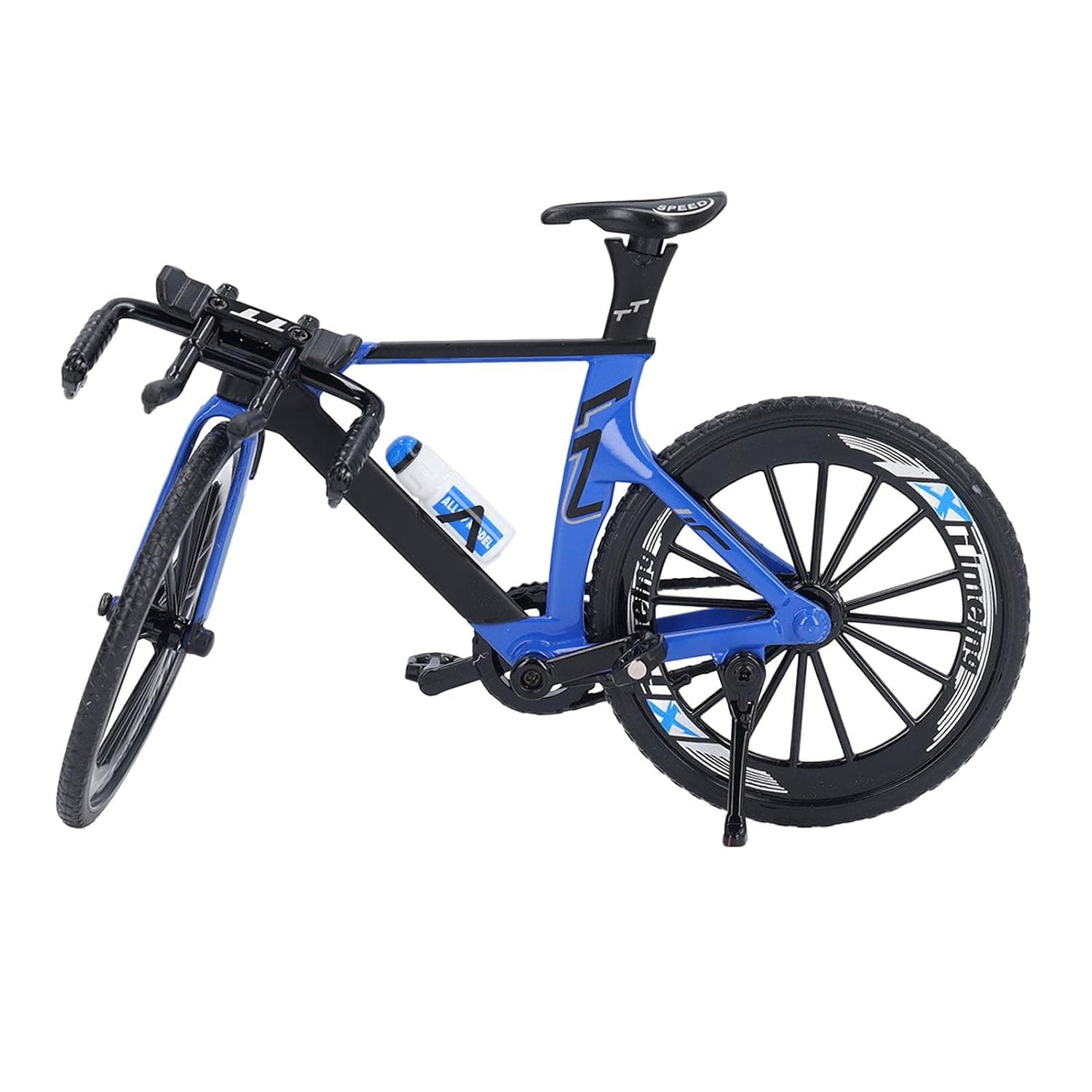 RiToEasysports Racing Bike Model with Dual Handlebar Sliding Steering, | Alloy Construction for Durability, Hobby Collection Decoration, Suitable for kids' Hands-on Play