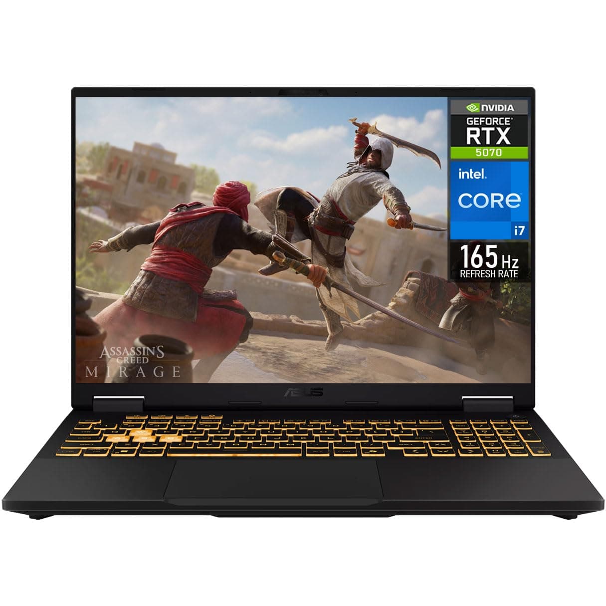 ASUS TUF F16 Gaming Laptop: Core i7 14650HX, RAM 16GB DDR5, 1TB SSD, 16" WUXGA LED Display, NVIDIA GeForce RTX 5070 8GB GDDR7, W11H