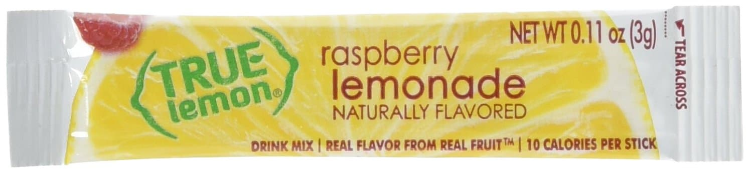 True Citrus, True Lemon®, Raspberry Lemonade, 10 Packets, 0.11 oz (3 g) Each