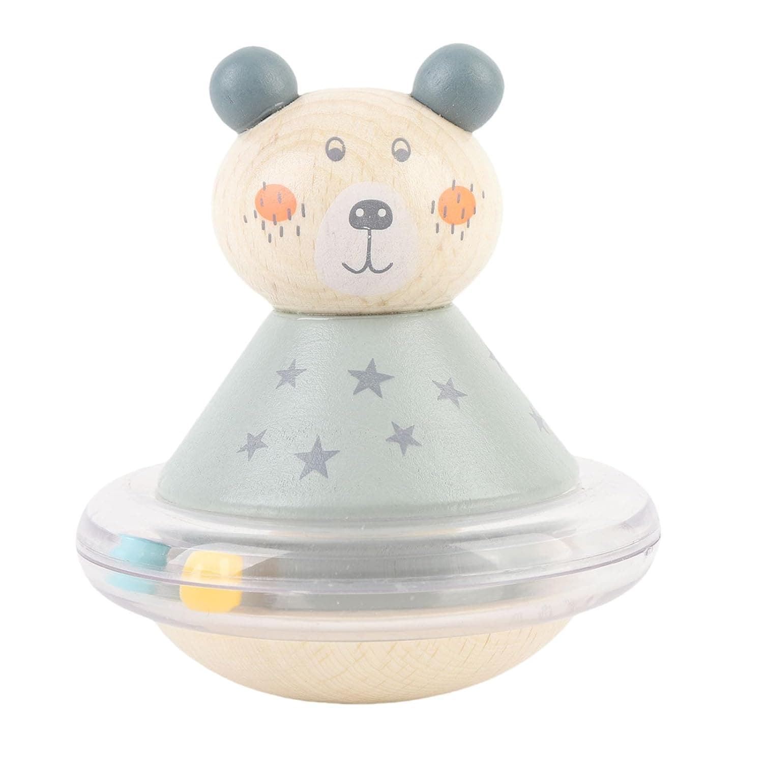 Baby Rattle Toy Cartoon Animal Crisp Sound Educational Infant Grab Shake Rattle for Toddlers