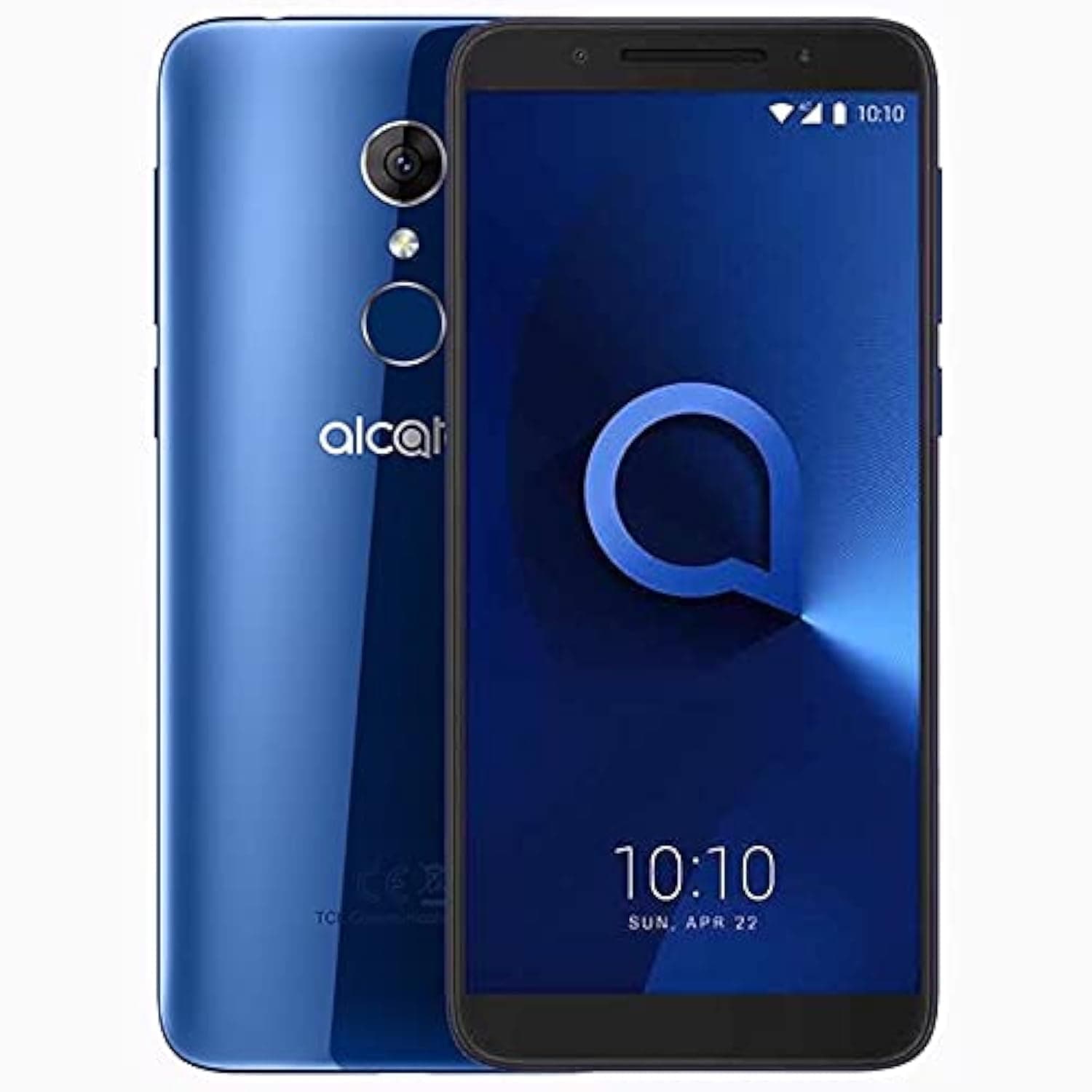 Alcatel 3 Dual-SIM 16GB ROM + 2GB RAM (GSM Only | No CDMA) Factory Unlocked 4G/LTE Smartphone (Blue) - International Version
