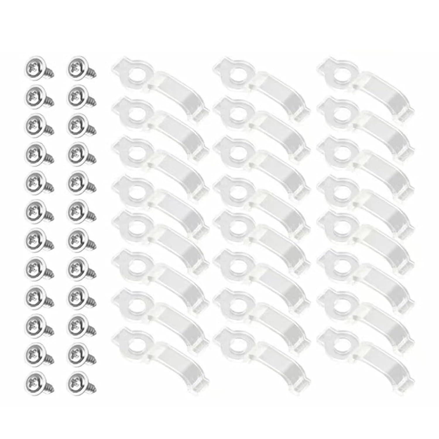 Labymos 100pcs Mounting Brackets Clips for 35285050 LED Strip Light