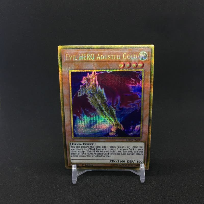 SA-LUX - Yu%Gi%Ohs 20SER GSR HERO ADusters Gold English DIY Тоуs Hobbies Hobby Collectibles Game Collection Anime Cards