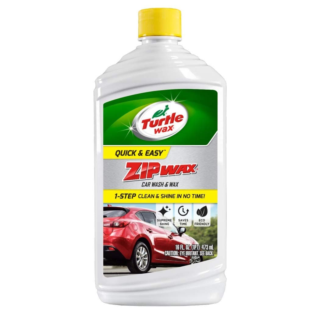Turtle Wax Zip Wax Car Wash and Wax, T75A, 16 oz, Clear