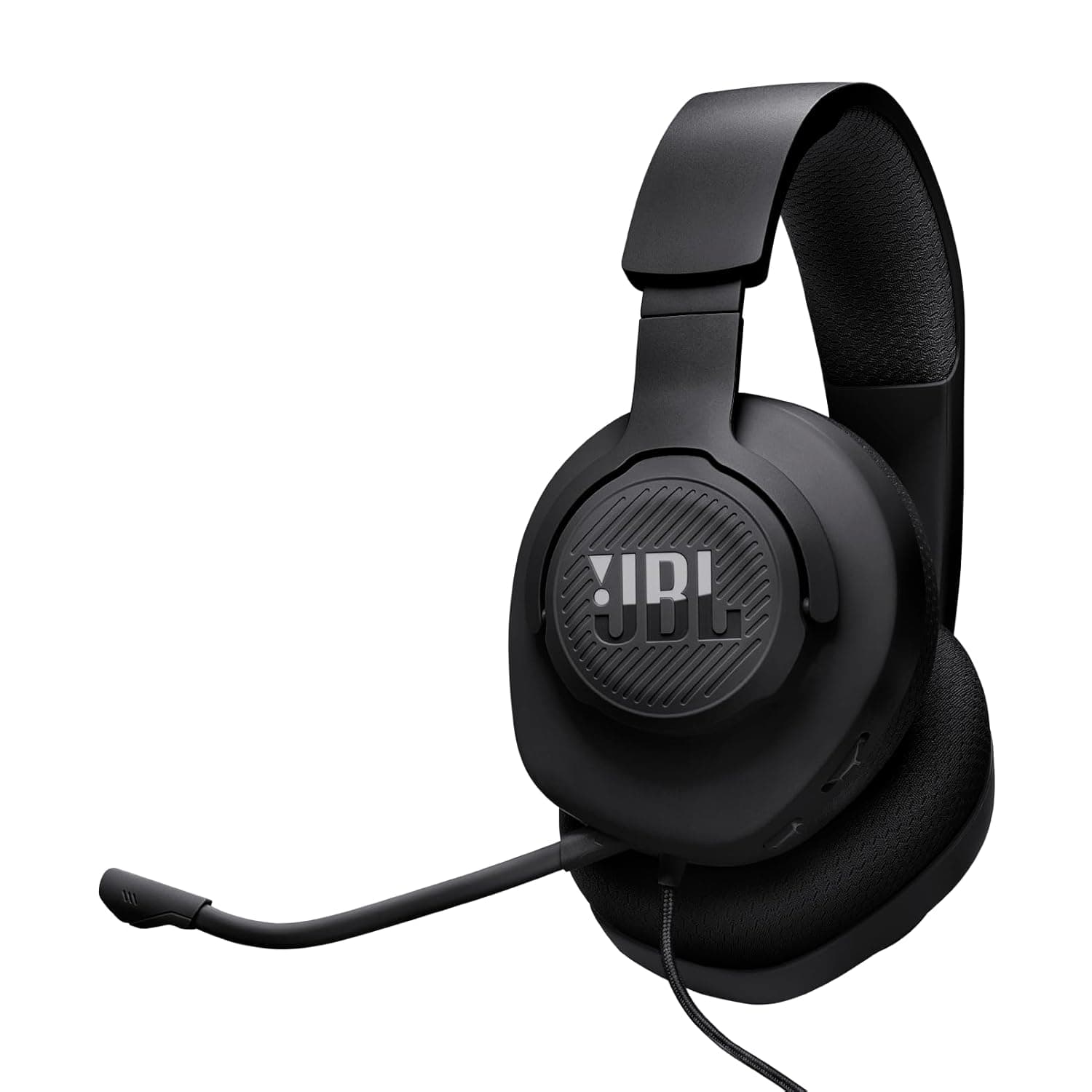 JBL Quantum 100M2 Wired Over-Ear Gaming Headset with JBL QuantumSOUND Signature, 3.5 mm Jack, Multi-Platform Compatibility and Removable Microphone with Mute Option, Black