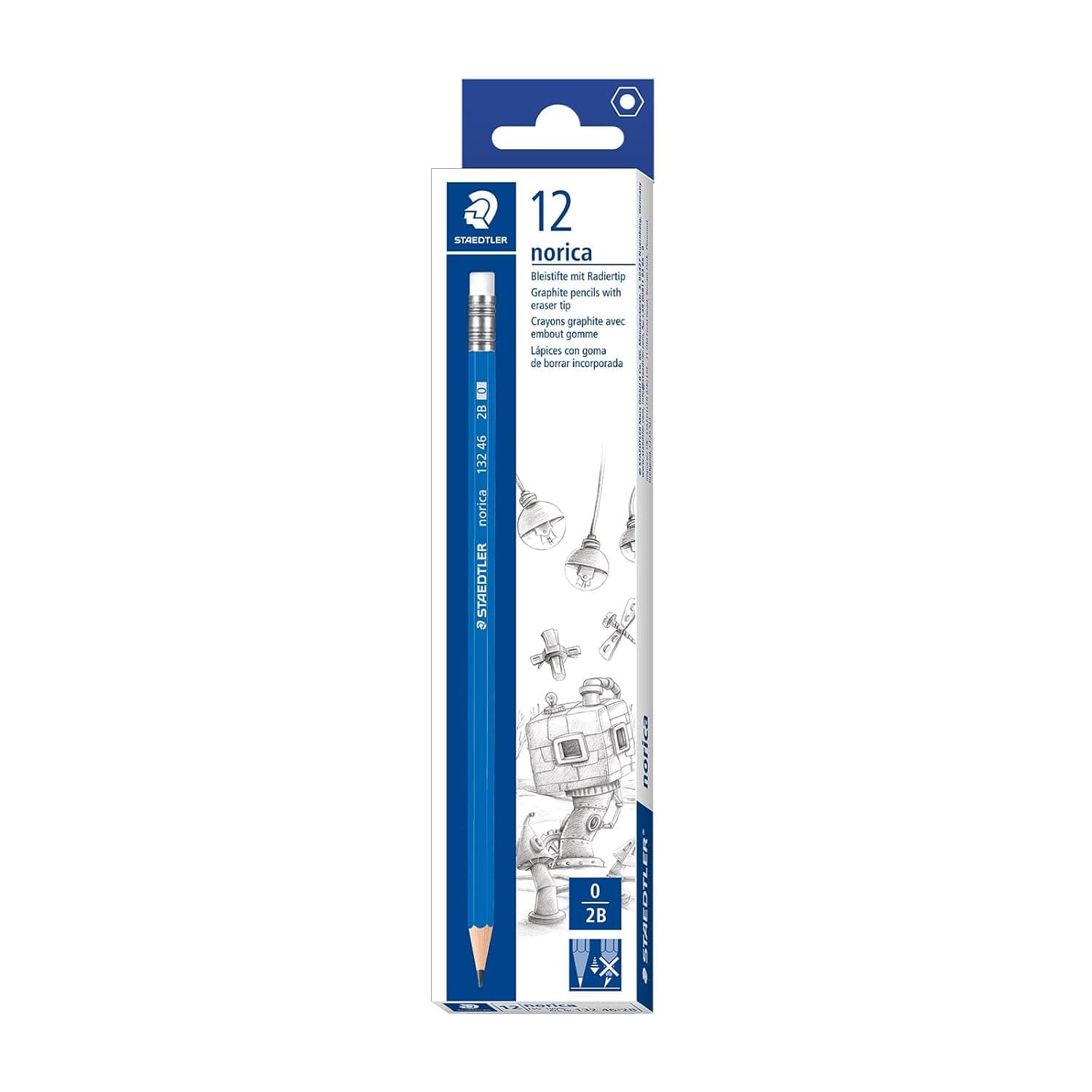 Staedtler Norica Rubber Tip Pencil (Pack of 12)