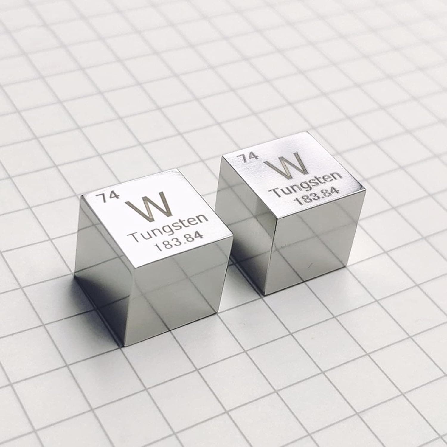 Tungsten 10mm Density Cube for Element Collections Lab Experiment Material Hobbies Simple Substance Block Display DIY 1pcs