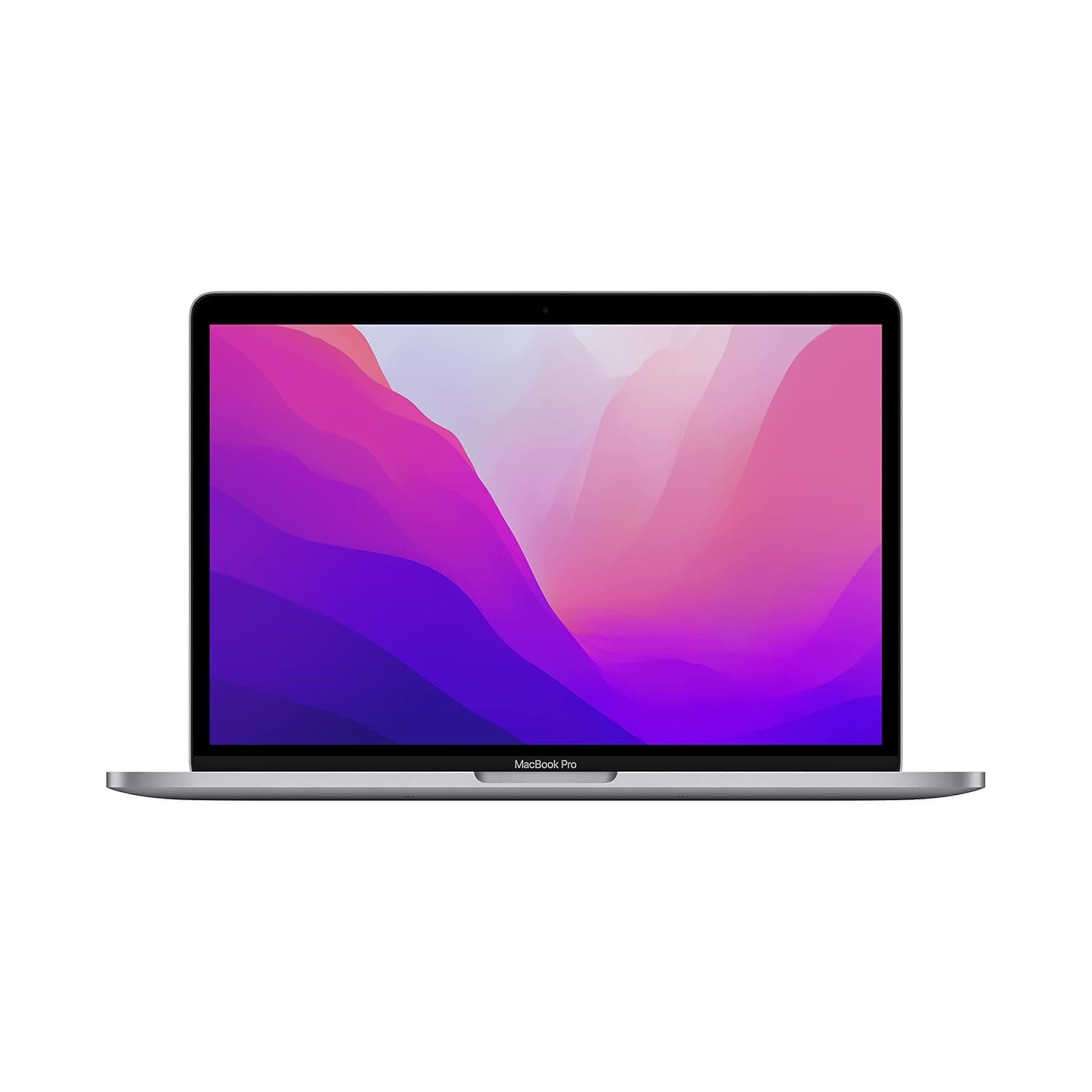 Apple 2022 MacBook Pro laptop with M2 chip: 13-inch Retina display, 8GB RAM, 256GB SSD storage, FaceTime HD camera. Works with iPhone and iPad; Space Grey; English (Renewed)