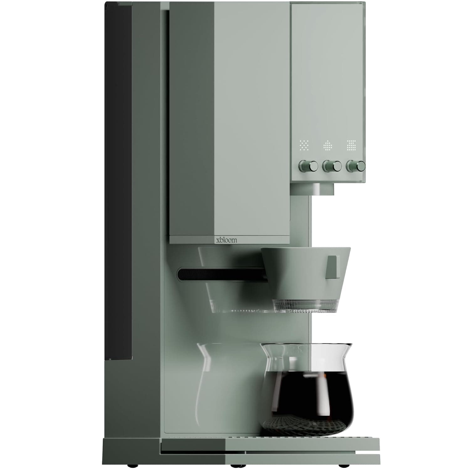 xBloom Studio - The Ultimate Coffee Machine - Drip Coffee Maker with Built-in Grinder, Scale, and 3 Levels of Automation, Sage Green