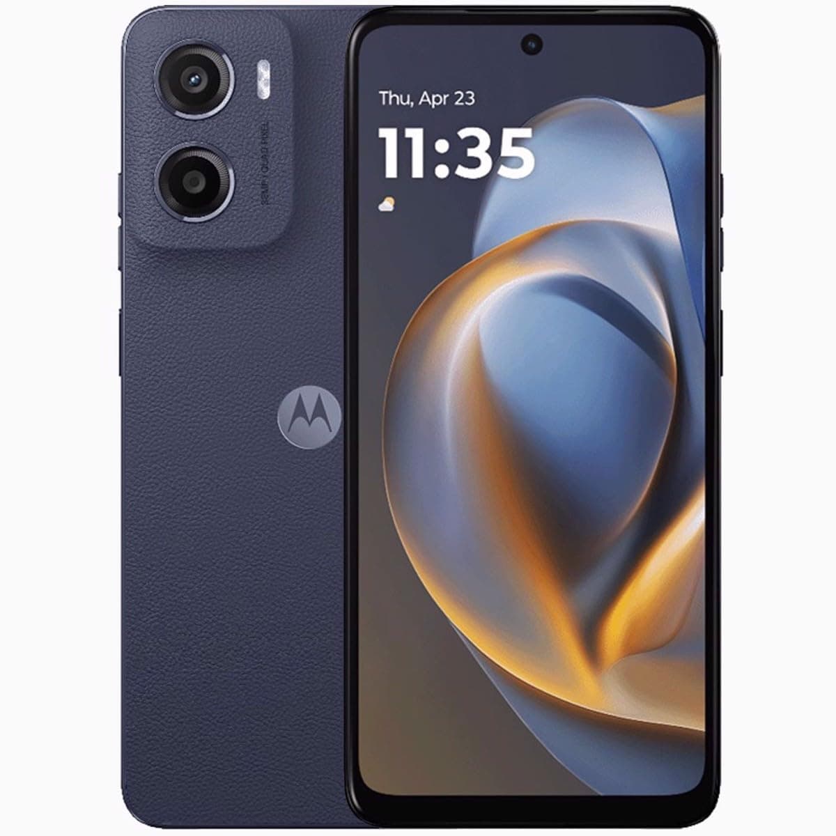 Motorola Moto E15 Dual-SIM 64GB ROM + 2GB RAM (GSM Only | No CDMA) Factory Unlocked 4G/LTE Smartphone (Denim Blue) - International Version