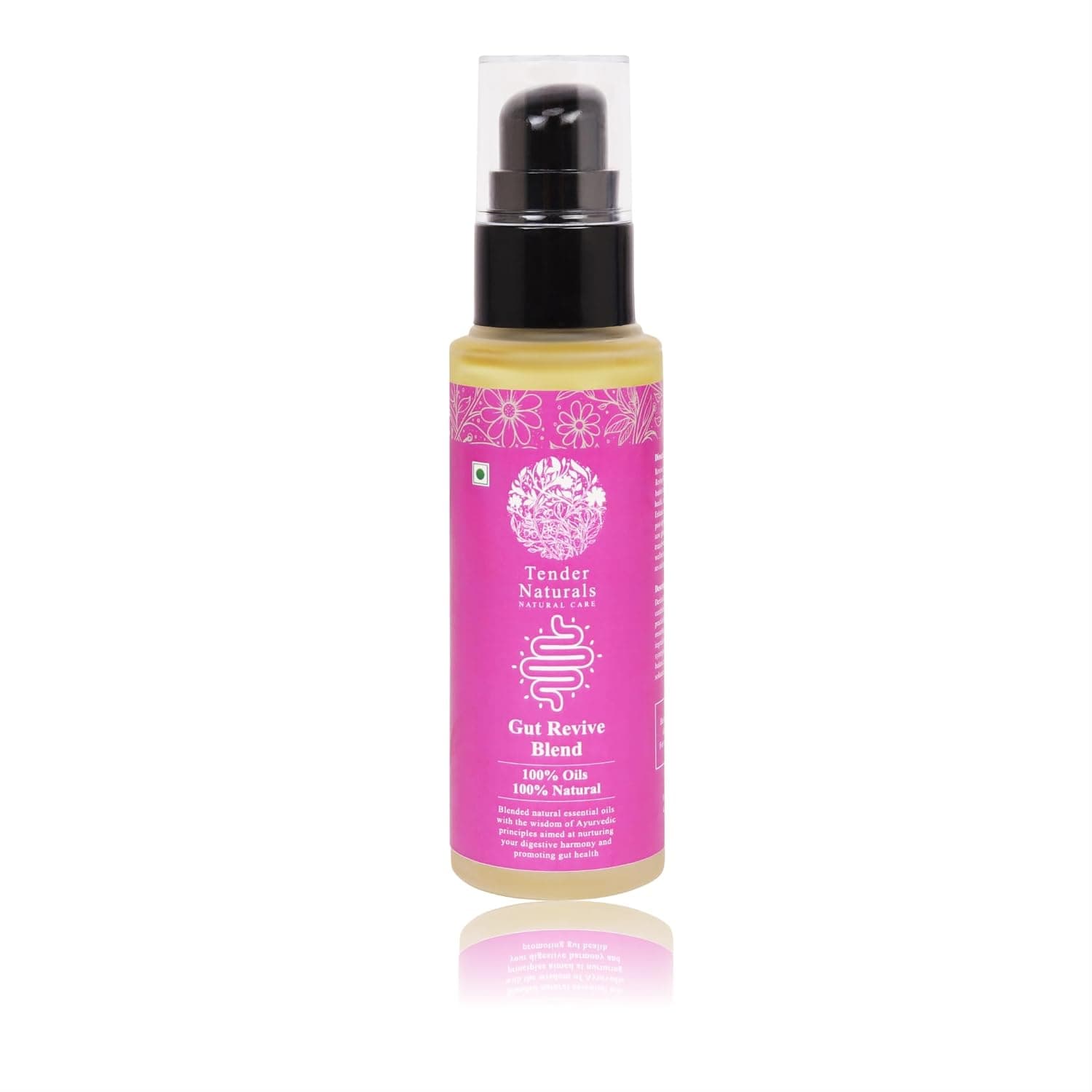 Gut Revive Blend, 100% Natural Essential Oils, Ayurvedic Digestive Care, 50ml