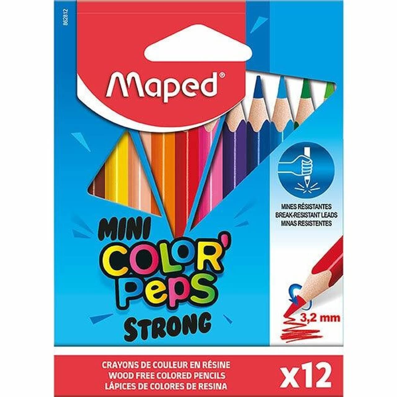 MAPED PEN COLOR PEPS STRONG MINI X12 CARDBOARD