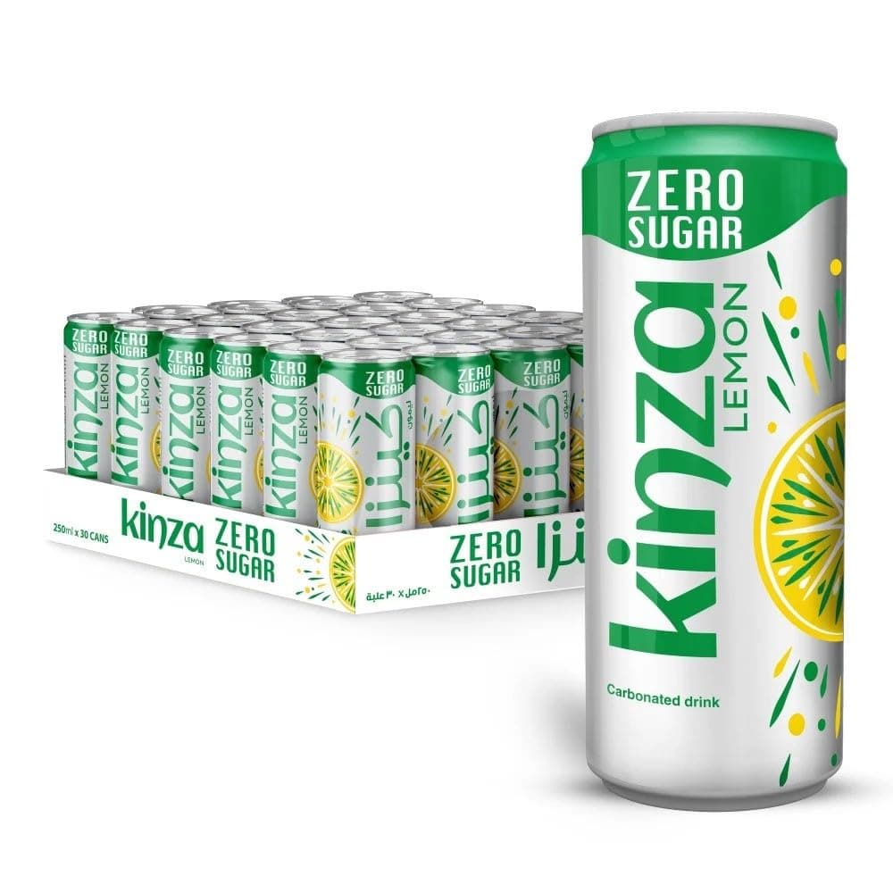 Kinza Lemon Zero Sugar CSD 30 x 250 ml