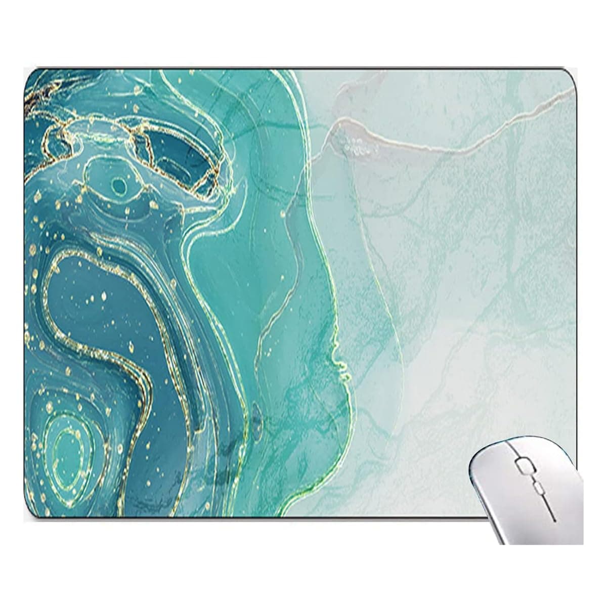 ALMEKAQUZ Mouse Pad, Office Mouse Mat, Durable Large Mouse Pad, Water-Resistant Thick Writing Pads with Non-Slip Rubber Base for Office, Large Mouse Pad for Office, Home and Gamers (Color4)