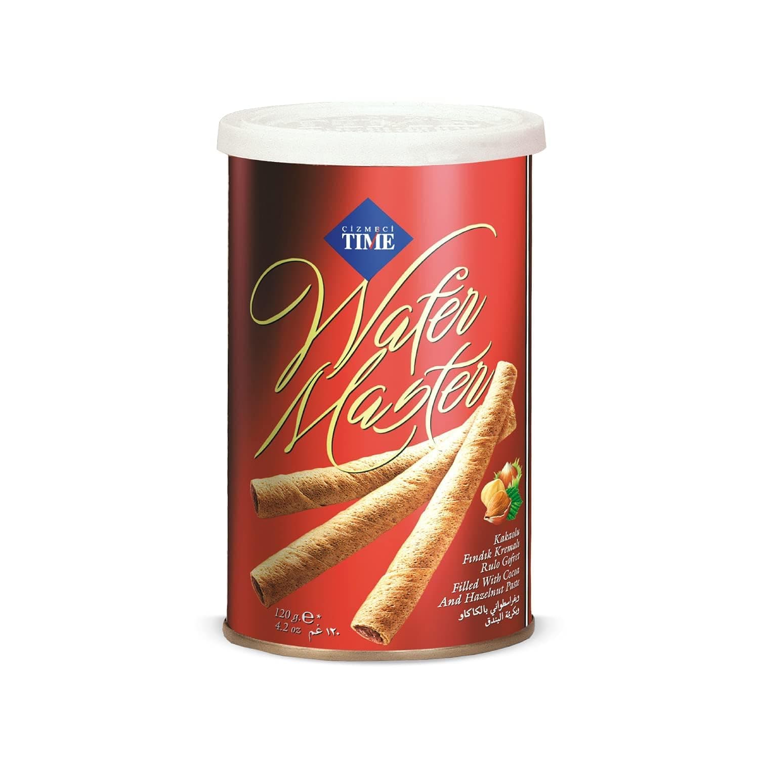 Time Hazel Nut Wafer Stick 120 g
