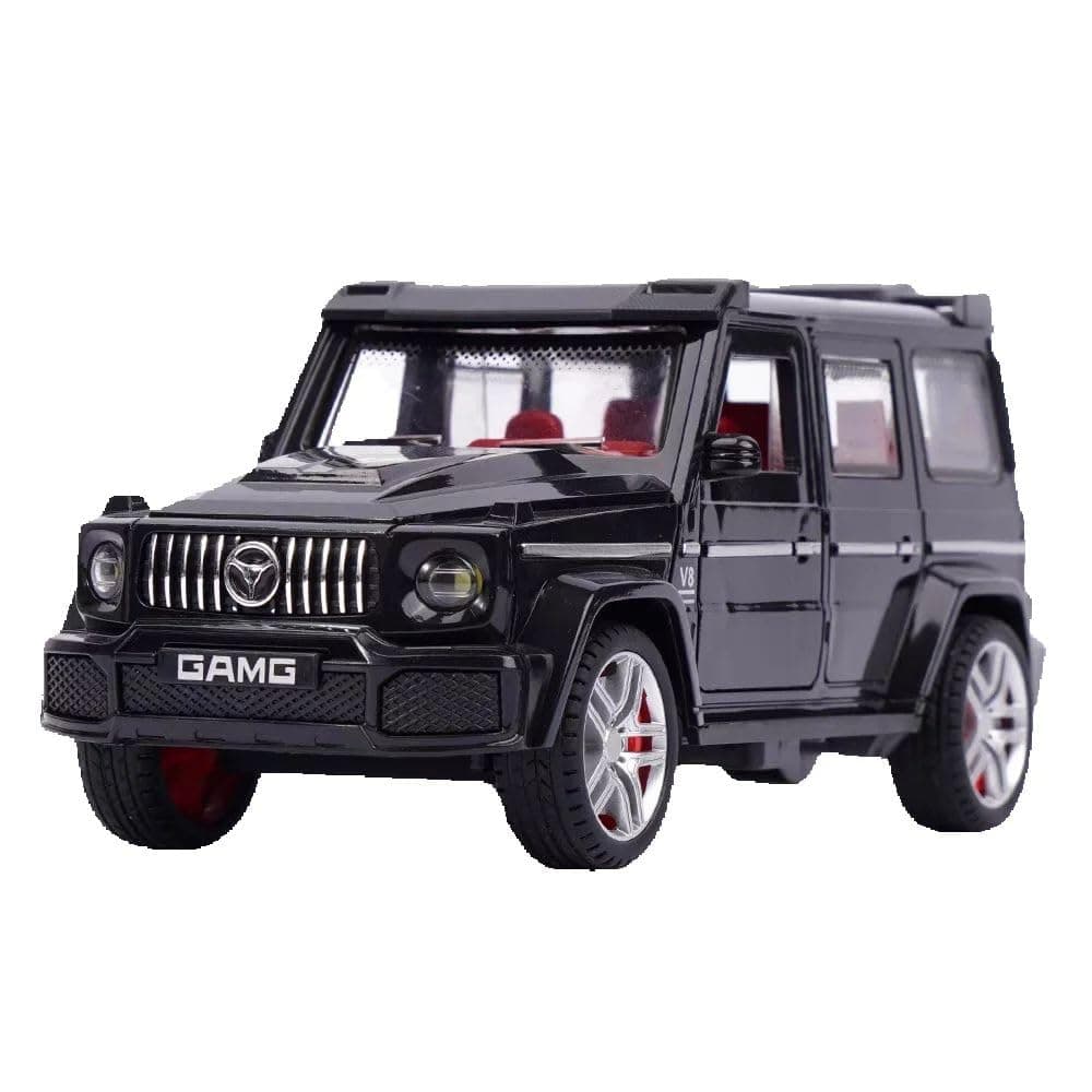 1:32 Off-road SUV Alloy+Plastic Racing Sport Car Model Diecast Vehicles Decoration Sound Light Collection Hobbies Boy Тоуs Gift (Black)