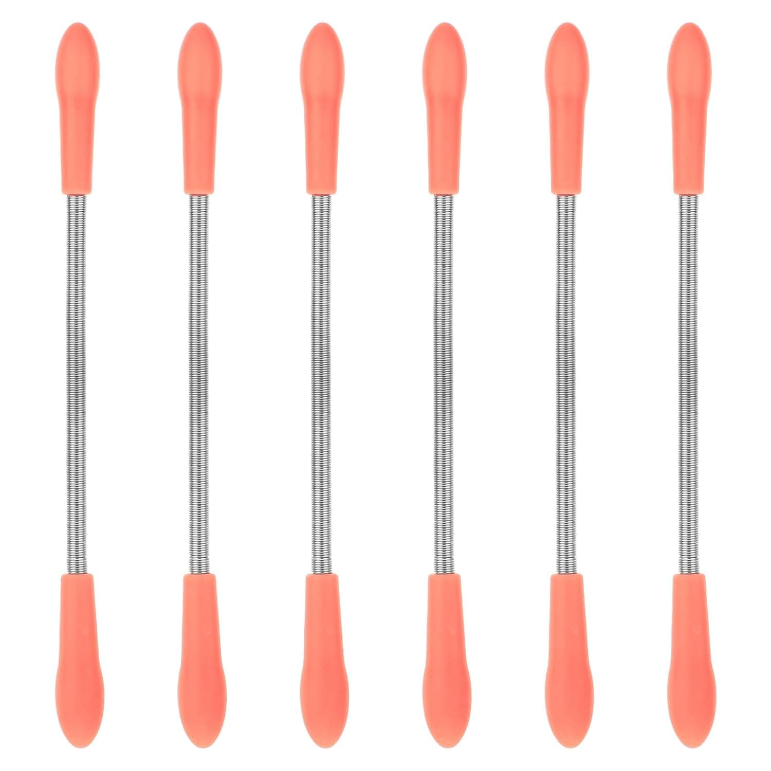 6 Pcs Facial Hair Remover Spring Tool, Eyebrow and Face Epilator Coil, Portable Threading Hair Remover for Chin, Cheek, Mustache and Upper Lip for Women