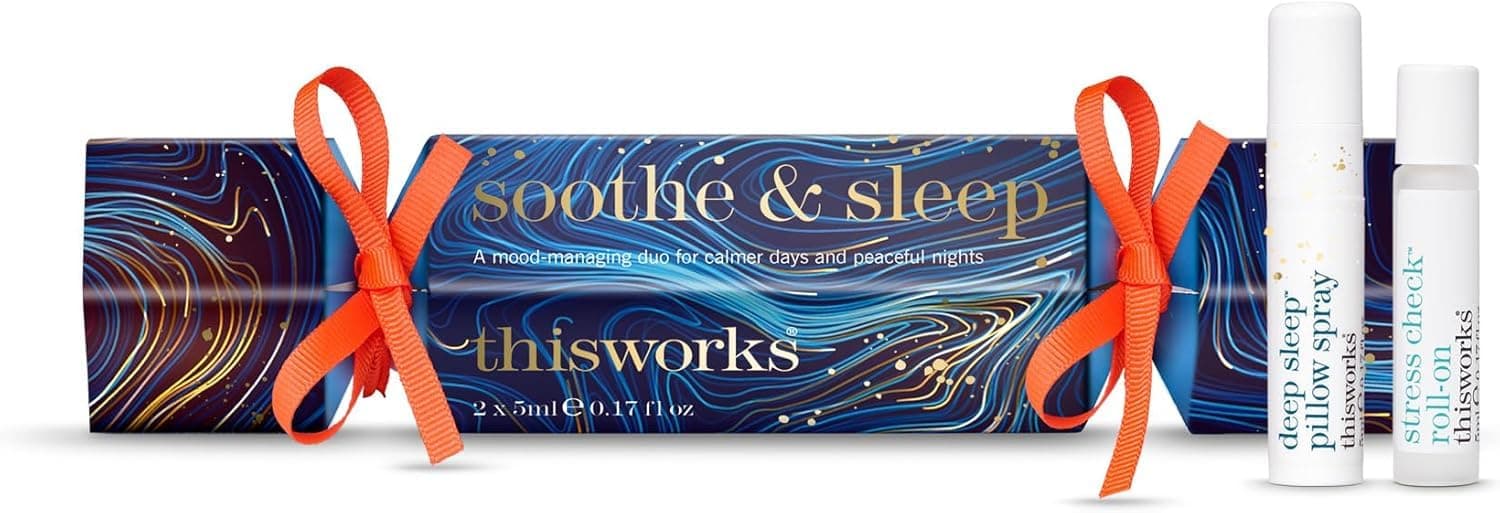This Works Seventh Heaven Gift Set - Deep Sleep Pillow Spray Infused with Lavender, Camomile and Vetivert - 7 x 5ml Mini Science-Backed Pillow Sprays to Aid Sleep, Perfect for Travel