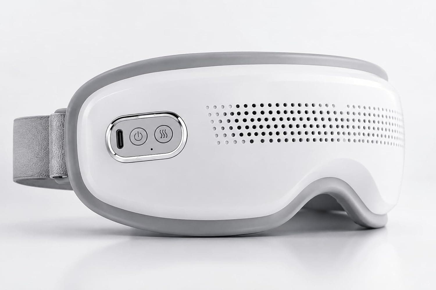 Heated Eye Massager with Bluetooth Music, Rechargeable Air Compression Massage Mask for Strain Relief, 12 Acupoint Relaxation Device for Sleep, Travel & Stress Care