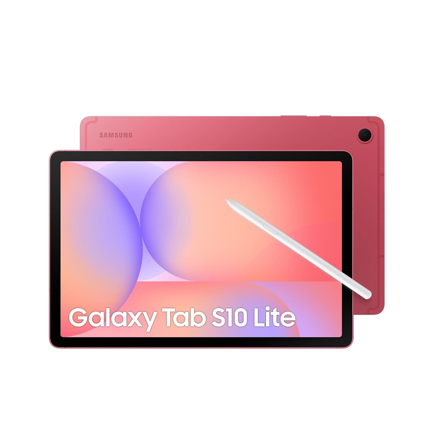Samsung Galaxy Tab S10 Lite, WiFi Android Tablet, Coralred, 6GB RAM, 128GB Storage, 10.9" 90Hz Display, Long Battery Life (KSA Version)