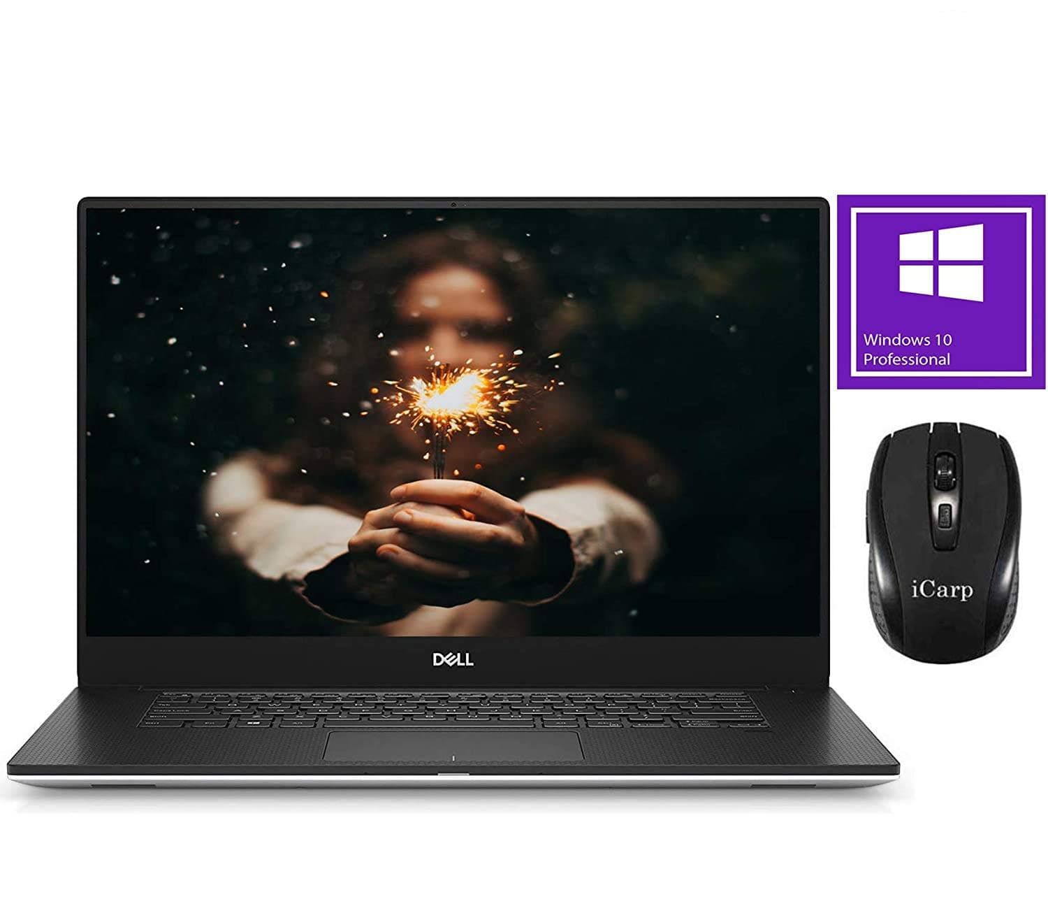 2020 Dell XPS 15 7590 Flagship Laptop 15.6" 4K UHD OLED 9th Gen Intel Hexa-Core i7-9750H 16GB DDR4 1TB PCIe SSD 4GB GTX 1650 Thunderbolt Backlit FP MaxxAudio Win 10 (Renewed)