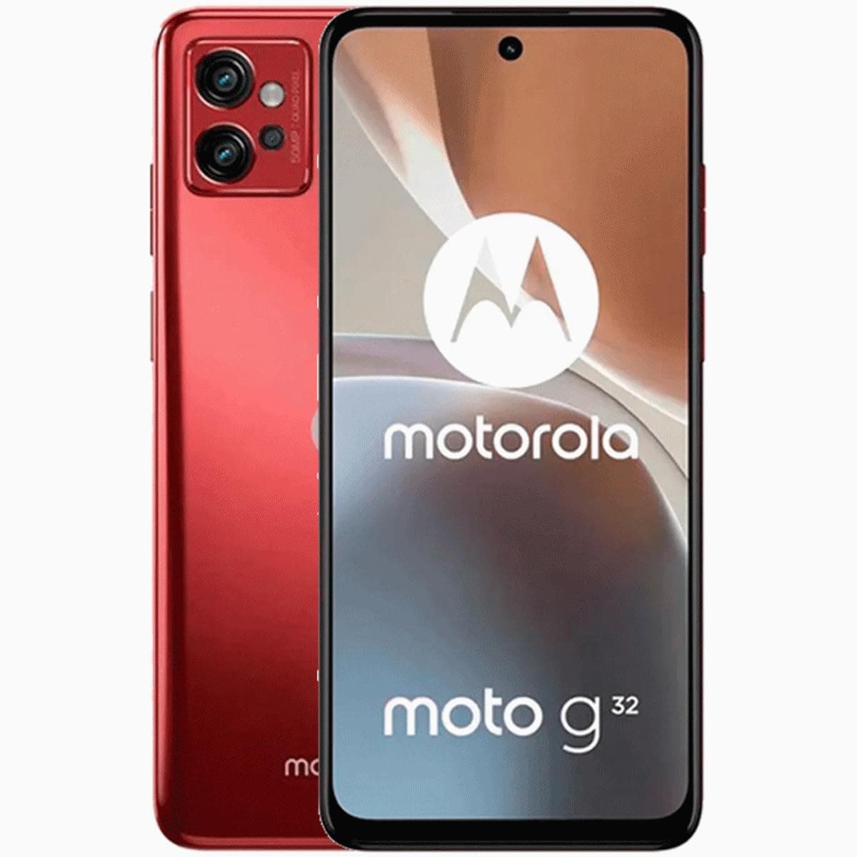Motorola Moto G32 Dual-SIM 256GB ROM + 8GB RAM (GSM Only | No CDMA) Factory Unlocked 4G Smartphone (Satin Maroon) - International Version