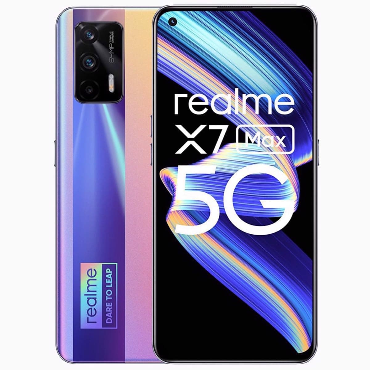 Realme X7 Max Dual-SIM 256GB ROM + 12GB RAM (GSM Only | No CDMA) Factory Unlocked 5G Smartphone (Milky Way) - International Version