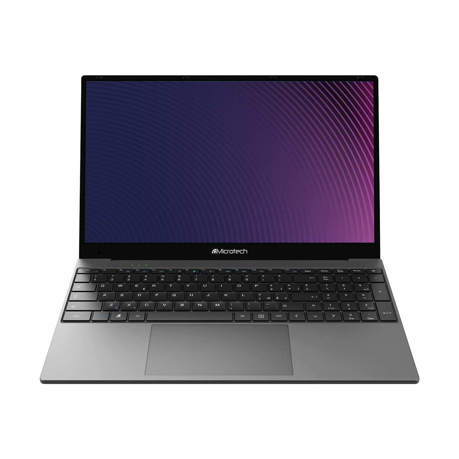 Microtech CoreBook CB15SH3A Notebook, Windows 11 Home, AMD Ryzen 3-3200U, RAM 8+ GB, SSD 512GB, Radeon Vega 3, 15.6" FHD Display, Numeric Keypad, with Multilingual Keyboard Cover, Grey