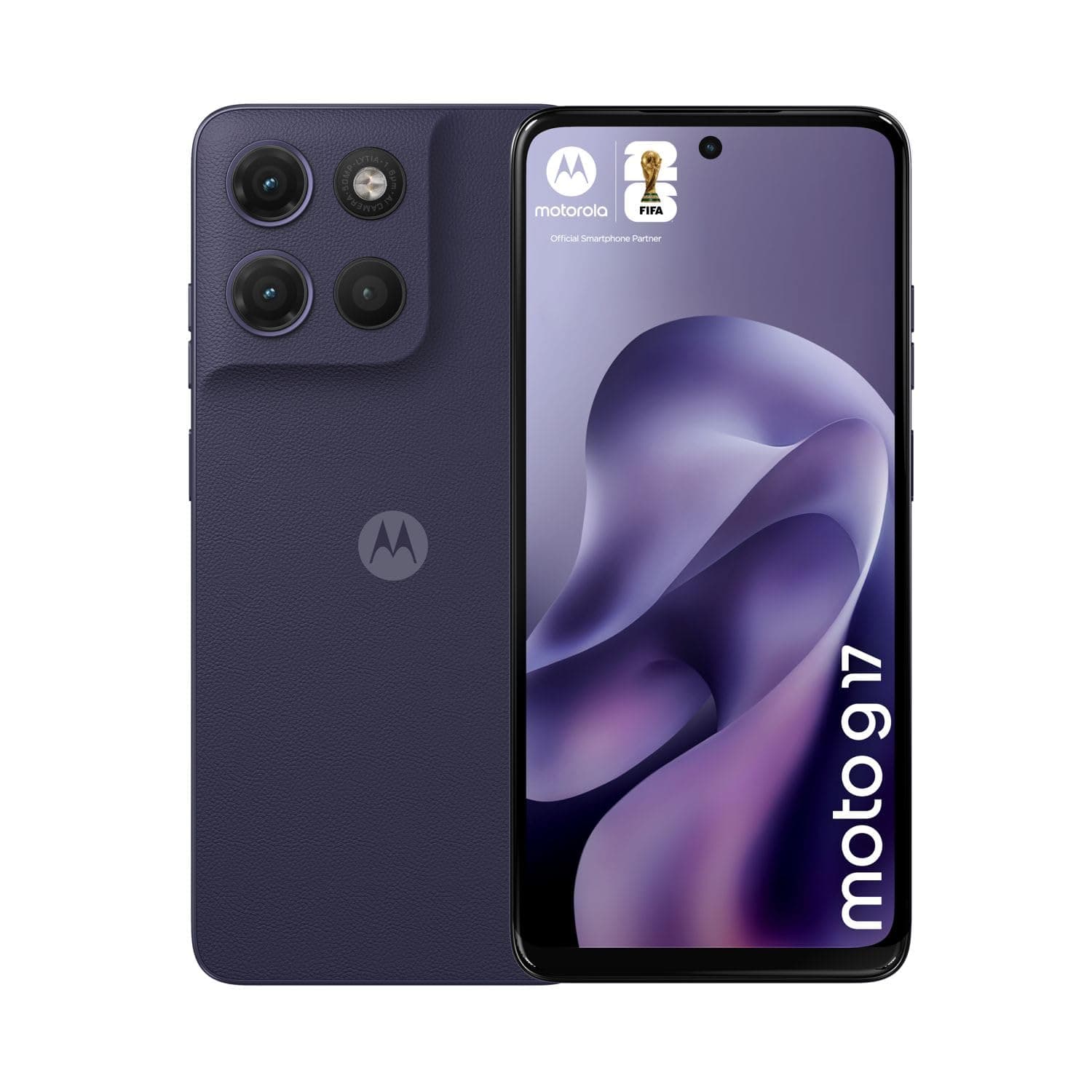 Motorola Moto G17 DUAL-SIM 128GB ROM + 4GB RAM (GSM Only | No CDMA) Factory Unlocked 4G/LTE Smartphone (Pantone Evening Blue) - International Version