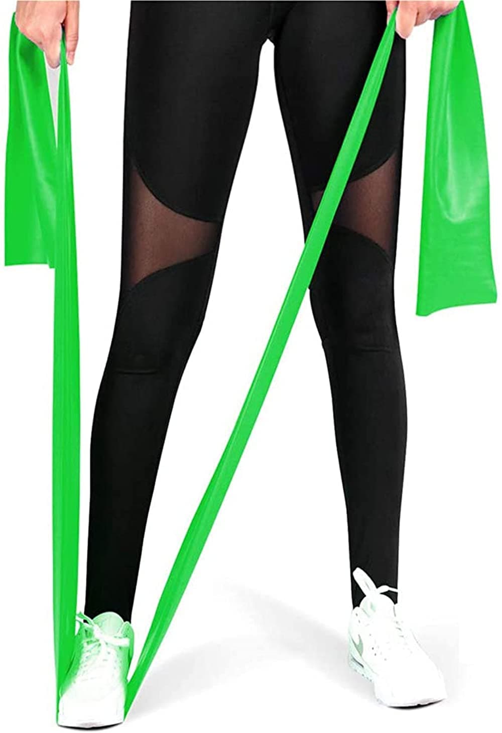 Resistance Bands, DELFINO Professional Exercise Bands Long Natural Latex Elastic Bands, for Legs and Butt and Glutes, Perfect for Strength Training, Physical Therapy, Yoga, Pilates, Stretching