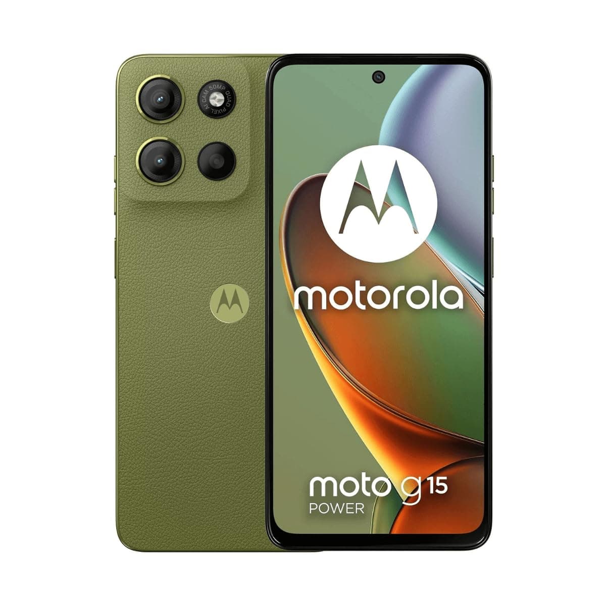 Motorola Moto G15 Power DUAL-SIM 512GB ROM + 8GB RAM (GSM Only | No CDMA) Factory Unlocked 4G/LTE Smartphone (Iguana Green) - International Version