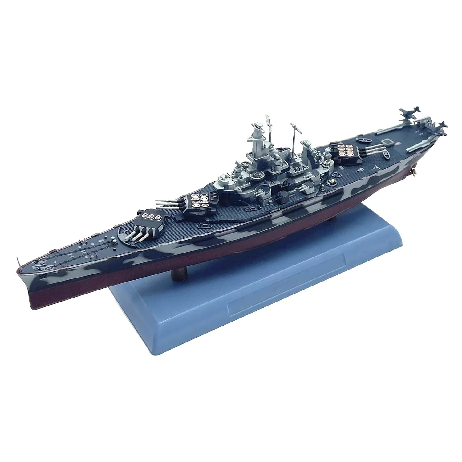 1: 1000 WWII USS Alabama BB-60 Battleship Warship Model for Collection Warship Model Hobby SA