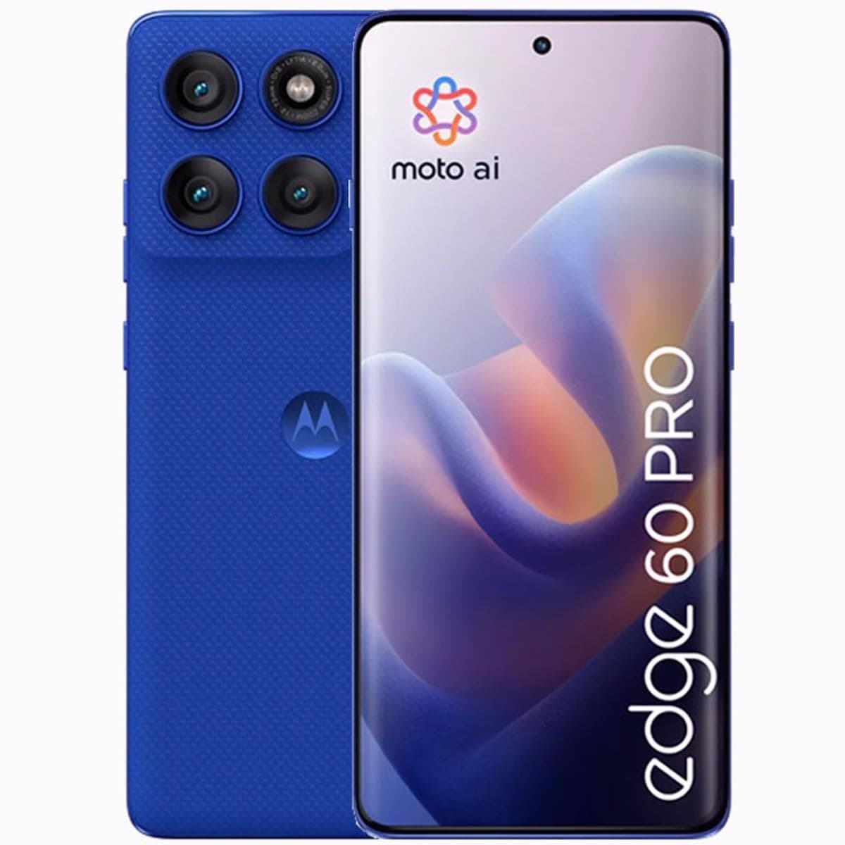 Motorola Edge 60 Pro DUAL-SIM 512GB ROM + 12GB RAM (GSM only | No CDMA) Factory Unlocked 5G SmartPhone (Pantone Dazzling Blue) - International Version