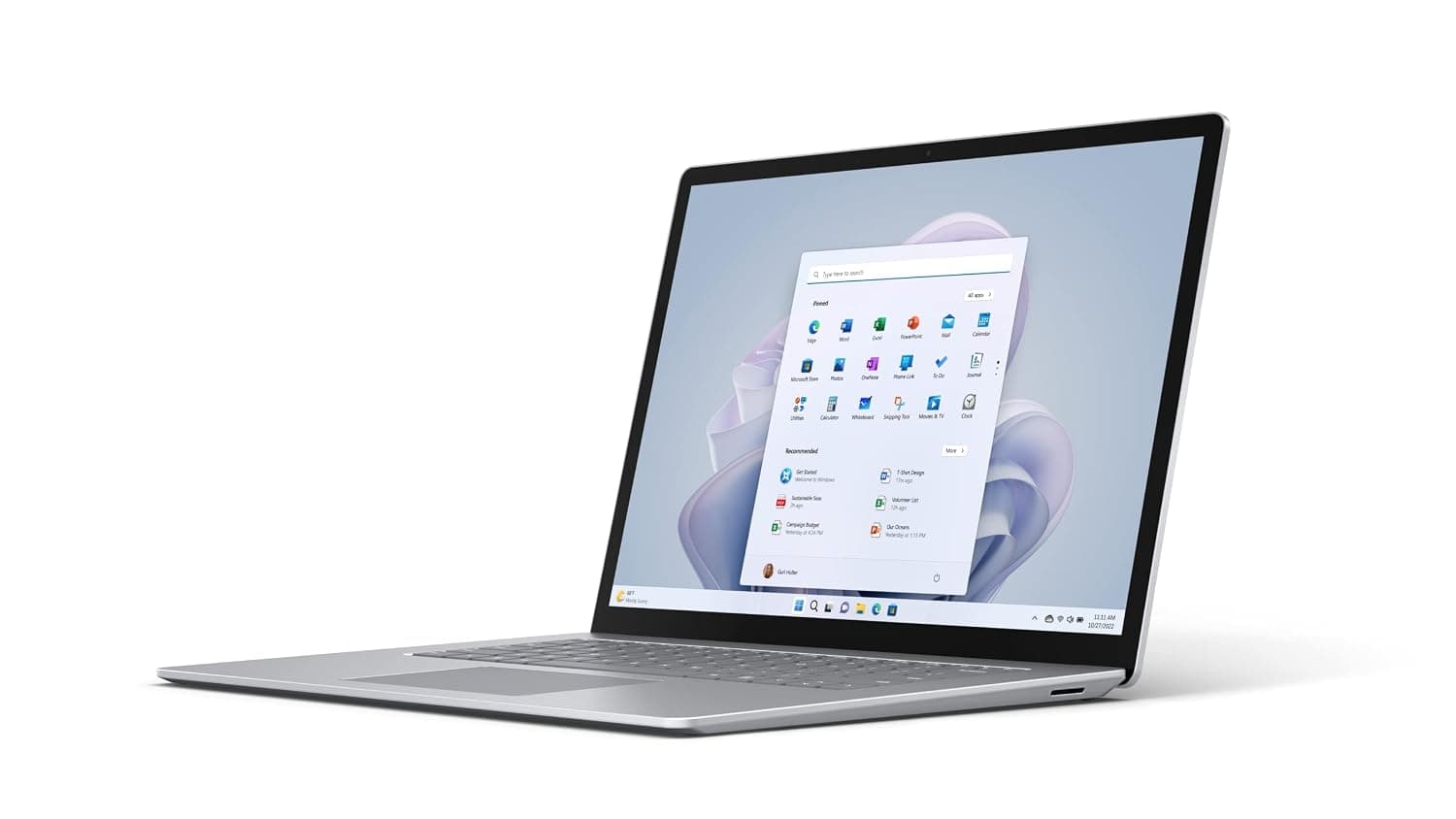 Microsoft Surface Laptop 5-15 Inch 2-in-1 Tablet PC - (Intel Core i7-1255U, 8GB RAM, 256GB SSD, Windows 11 Home) - Platinum